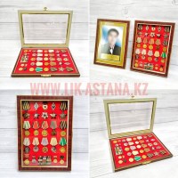 Рамка короб для хранения орденов и медалей с фотографией