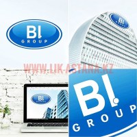 Разработка логотипа для строительной компании BI group