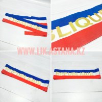 Лента для церемонии возложения цветов к монументу в цветах флага с надписью, названием государства