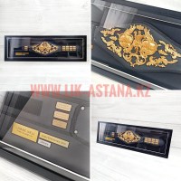 Объёмное оформление в рамку пояса чемпионов по бальным танцам под стекло на заказ