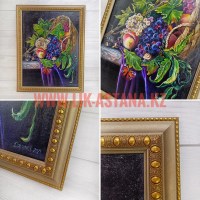 Картина - 6017 (живопись, холст, масло в багетной раме)