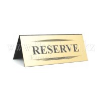 Кувертки Резерв - Reserve, настольные информационные таблички, изготовление