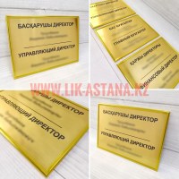 Табличка на дверь в приёмную Управляющий директор, изготовление табличек на заказ